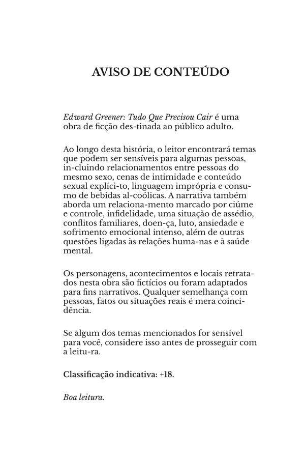 Aviso de conteúdo